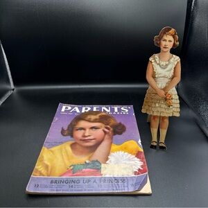 Vintage April 1937 Parent Magazine Princess Elizabeth “Bringing Up A Princess”